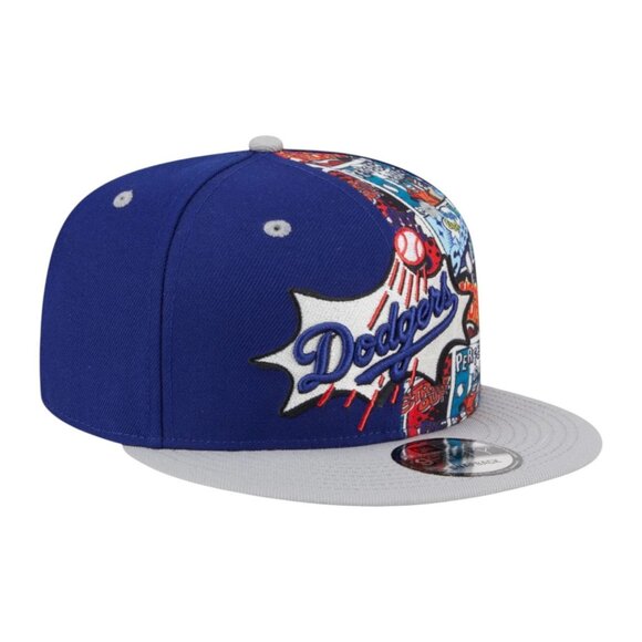 New Era Los Angeles Dodgers Diamond Hero Edition 9FIFTY Snapback Hat Cap Blue - Picture 5 of 8